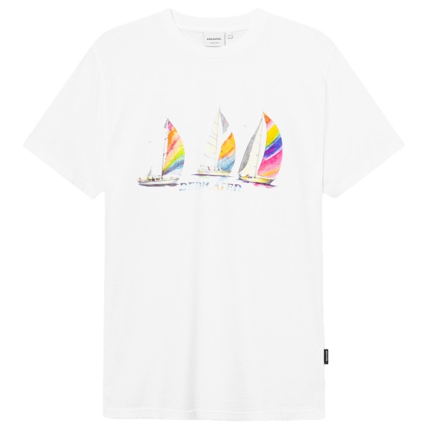 DEDICATED - T-Shirt Stockholm Sailing Boats - T-Shirt Gr XXL weiß von DEDICATED