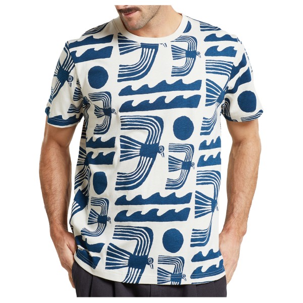 DEDICATED - T-Shirt Stockholm Seagulls - T-Shirt Gr XL grau von DEDICATED