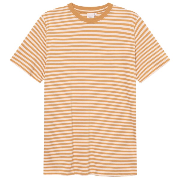 DEDICATED - T-Shirt Stockholm Stripes - T-Shirt Gr L beige von DEDICATED