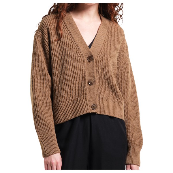 DEDICATED - Women's Cardigan Kanan - Pullover Gr L braun von DEDICATED