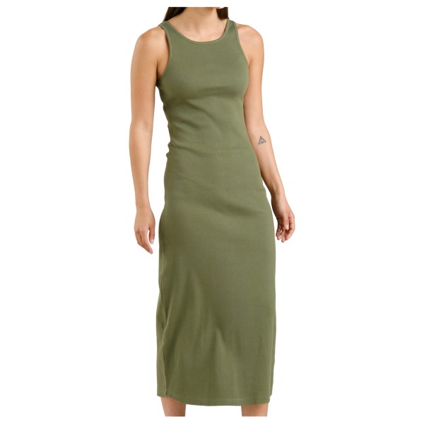 DEDICATED - Women's Rib Dress Motala - Kleid Gr L oliv von DEDICATED