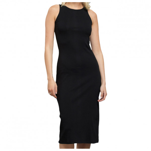 DEDICATED - Women's Rib Dress Motala - Kleid Gr L schwarz von DEDICATED