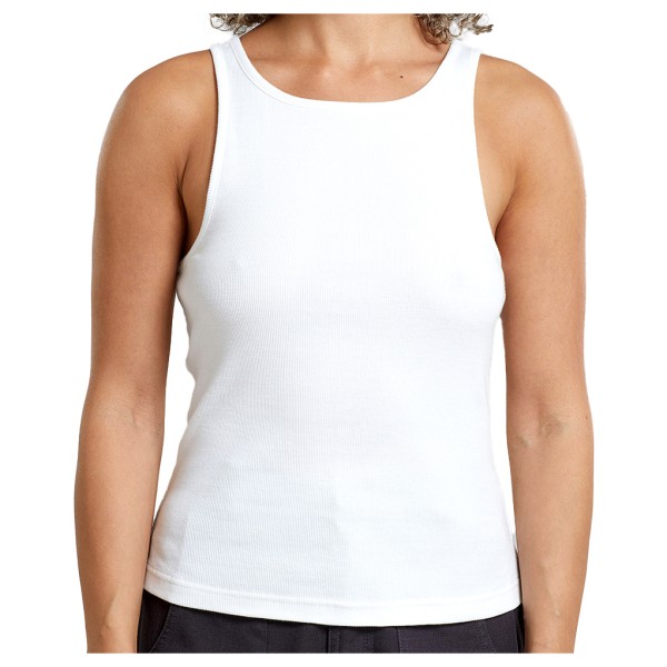 DEDICATED - Women's Rib Top Valdermarsvik - Top Gr L weiß von DEDICATED