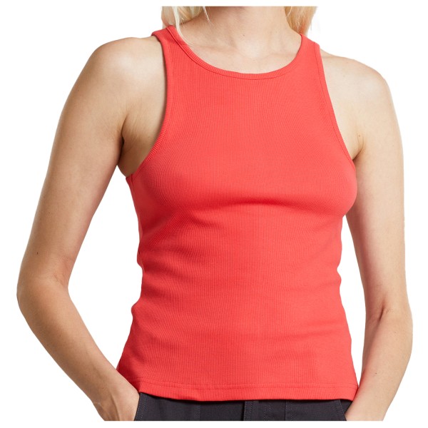 DEDICATED - Women's Rib Top Valdermarsvik - Top Gr XL rot von DEDICATED