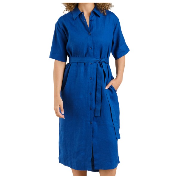 DEDICATED - Women's Shirt Dress Ripa Linen - Kleid Gr L blau DEDICATED - Women's Shirt Dress Ripa Linen - Kleid Gr L blau von DEDICATED