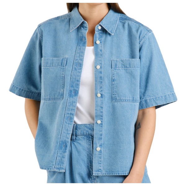 DEDICATED - Women's Shirt Stensvik Denim - Bluse Gr XS blau DEDICATED - Women's Shirt Stensvik Denim - Bluse Gr XS blau von DEDICATED