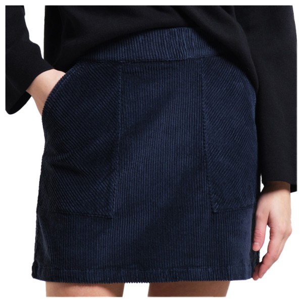 DEDICATED - Women's Skirt Majorna Corduroy - Jupe Gr L blau von DEDICATED