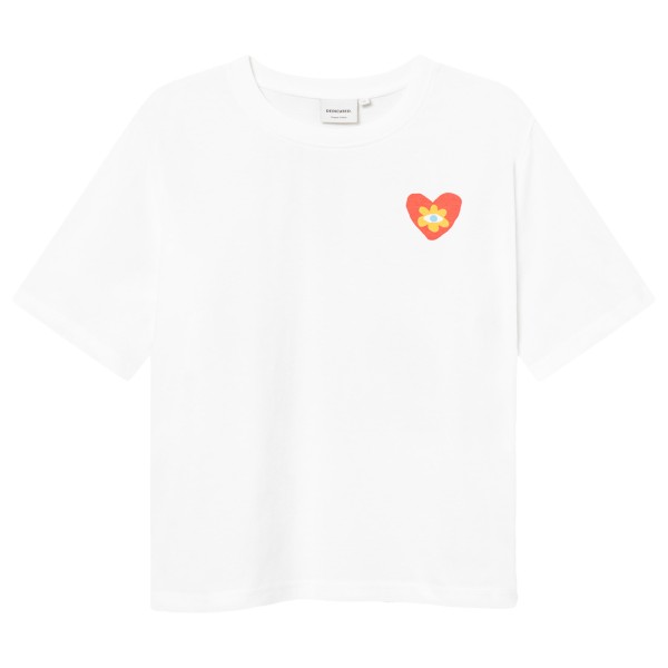 DEDICATED - Women's T-Shirt Vadstena Good Vibes - T-Shirt Gr XS weiß von DEDICATED
