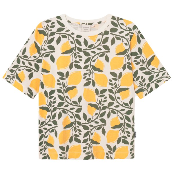 DEDICATED - Women's T-Shirt Vadstena Lemon Branches - T-Shirt Gr S beige von DEDICATED