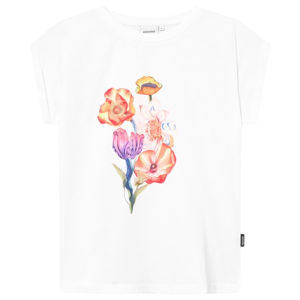 DEDICATED - Women's T-Shirt Visby Fantasy Flower Bouquet - T-Shirt Gr M weiß von DEDICATED