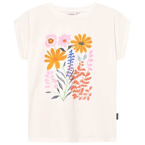 DEDICATED - Women's T-Shirt Visby Summer Flowers - T-Shirt Gr M weiß von DEDICATED