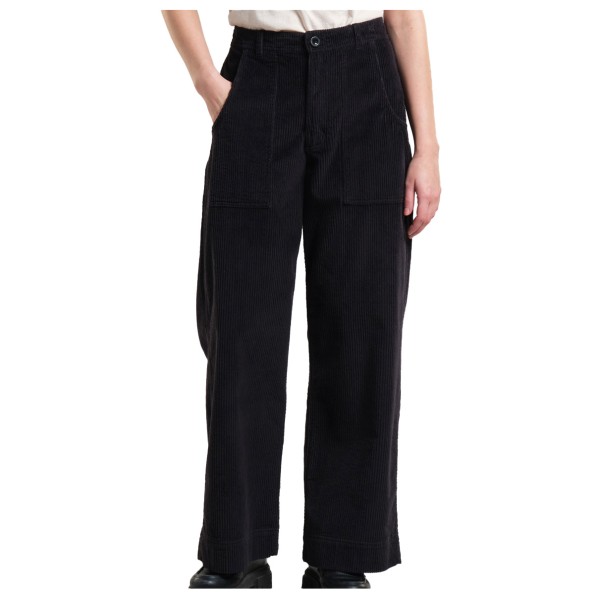 DEDICATED - Women's Workwear Pants Vara Corduroy - Freizeithose Gr L schwarz von DEDICATED