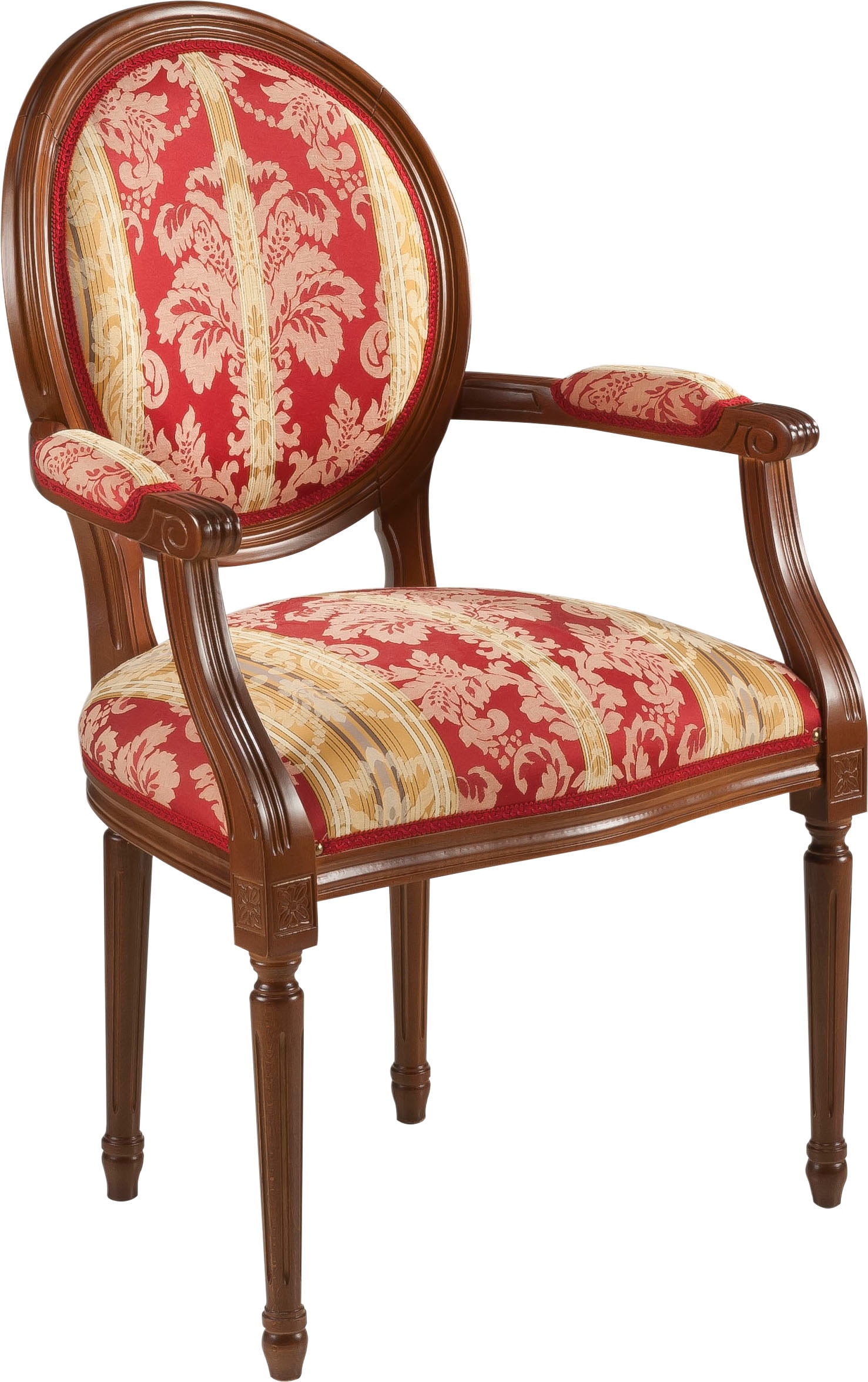 Home affaire Armlehnstuhl »Stühle Valentina«, 1 St., Baumwolle-Polyester, Breite 60 cm Home affaire Armlehnstuhl »Stühle Valentina«, 1 St., Baumwolle-Polyester, Breite 60 cm von home affaire