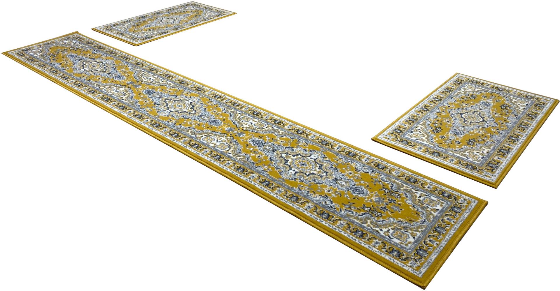my home Bettumrandung »Oriental, Made in Belgium«, (3 tlg.), Läufer-Set, Kurzflor, Orient-Optik, mit Bordüre, pflegeleicht, elegant my home Bettumrandung »Oriental, Made in Belgium«, (3 tlg.), Läufer-Set, Kurzflor, Orient-Optik, mit Bordüre, pflegeleicht, elegant von My Home