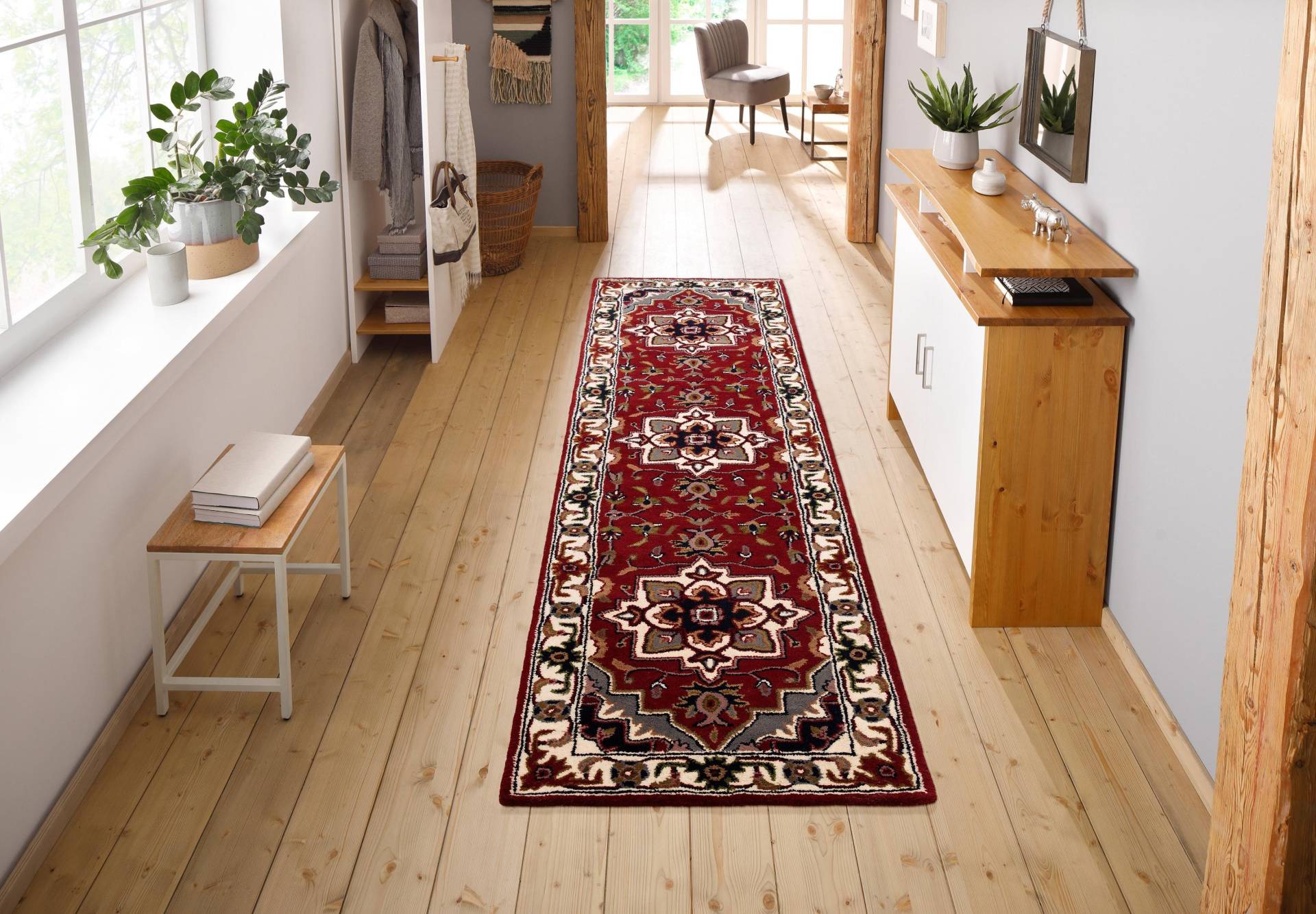 Home affaire Läufer »Aman«, rechteckig, 14 mm Höhe, Teppich-Läufer, reine Wolle, Orient Optik Home affaire Läufer »Aman«, rechteckig, 14 mm Höhe, Teppich-Läufer, reine Wolle, Orient Optik von home affaire