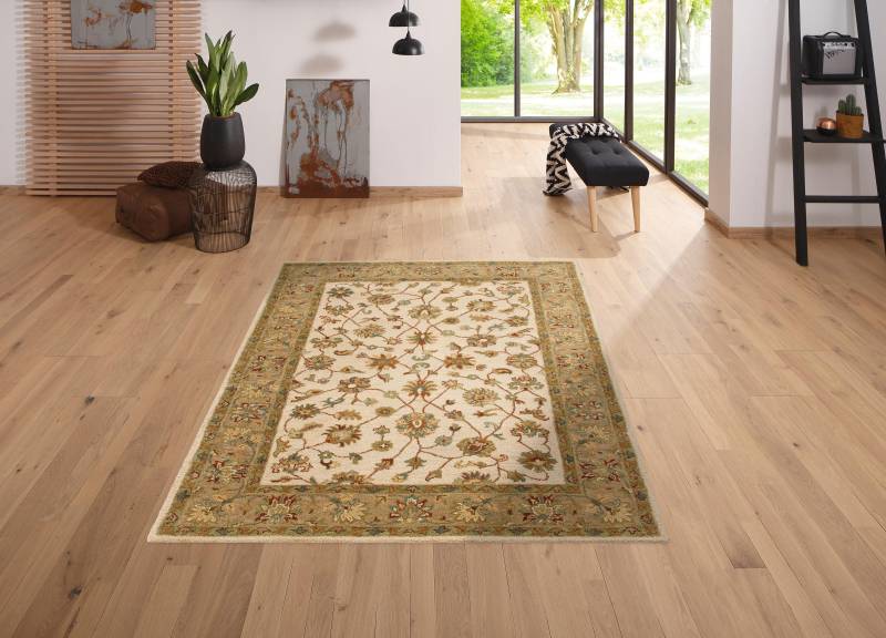 my home Wollteppich »Sahil«, rechteckig, 14 mm Höhe, reine Wolle, Orient-Optik, ideal im Wohnzimmer & Schlafzimmer von My Home