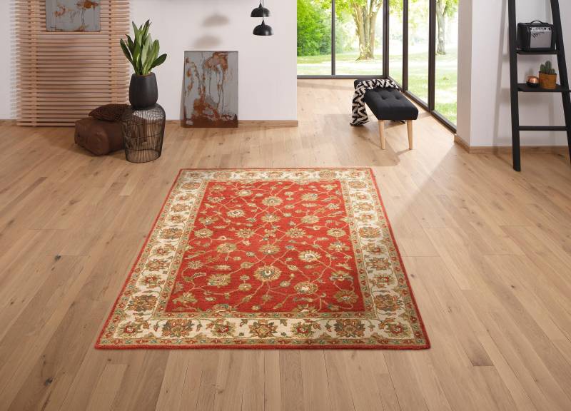 my home Wollteppich »Sahil«, rechteckig, 14 mm Höhe, reine Wolle, Orient-Optik, ideal im Wohnzimmer & Schlafzimmer von My Home