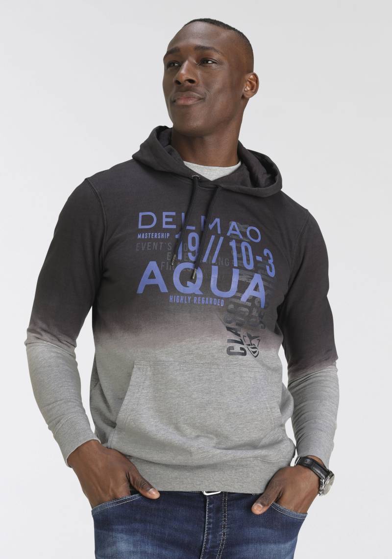 DELMAO Kapuzensweatshirt, mit Farbverlauf und Print-NEUE MARKE! von DELMAO