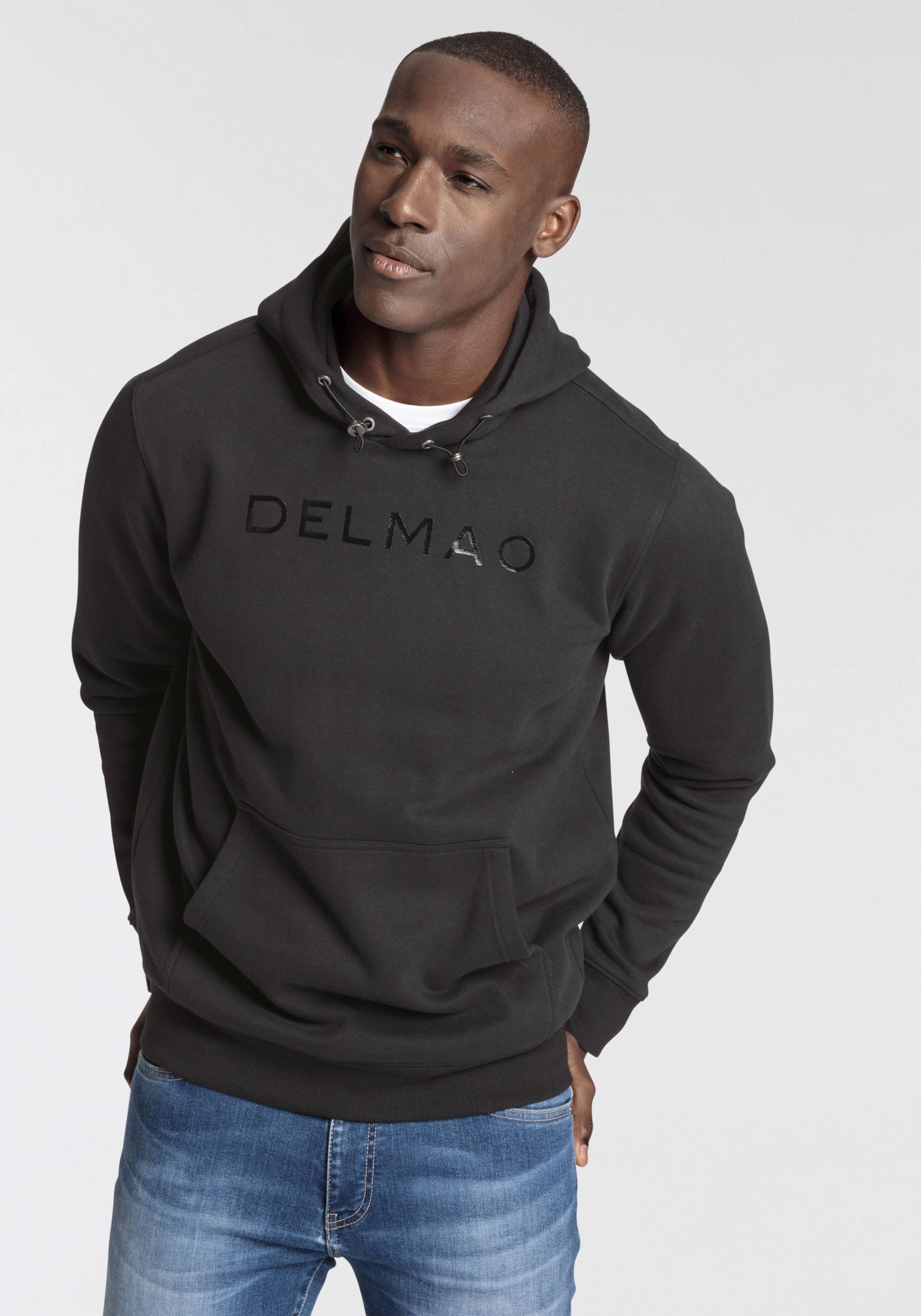 DELMAO Kapuzensweatshirt, mit Print von DELMAO