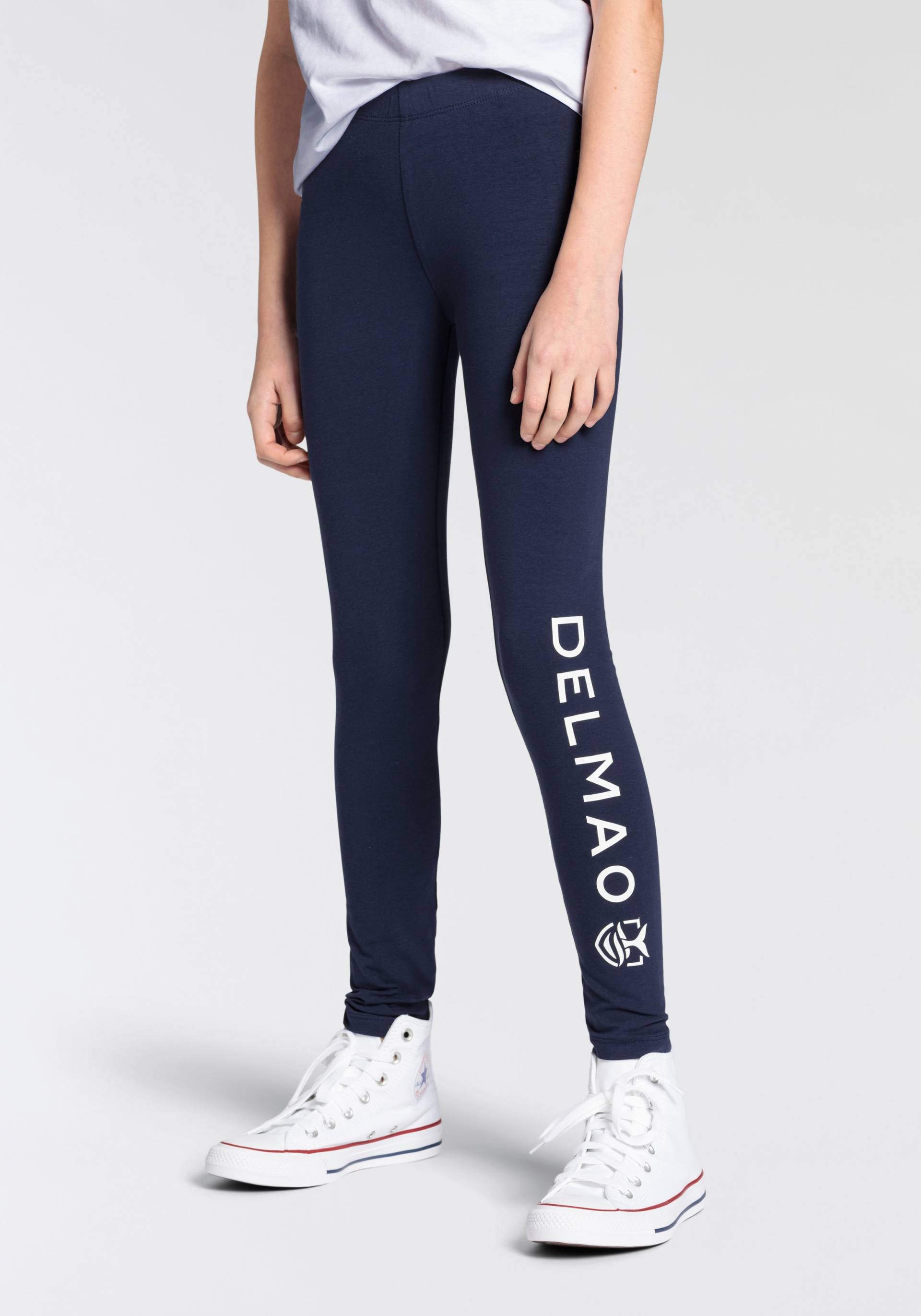 DELMAO Leggings »für Mädchen«, mit seitlichem Logo-Print von DELMAO