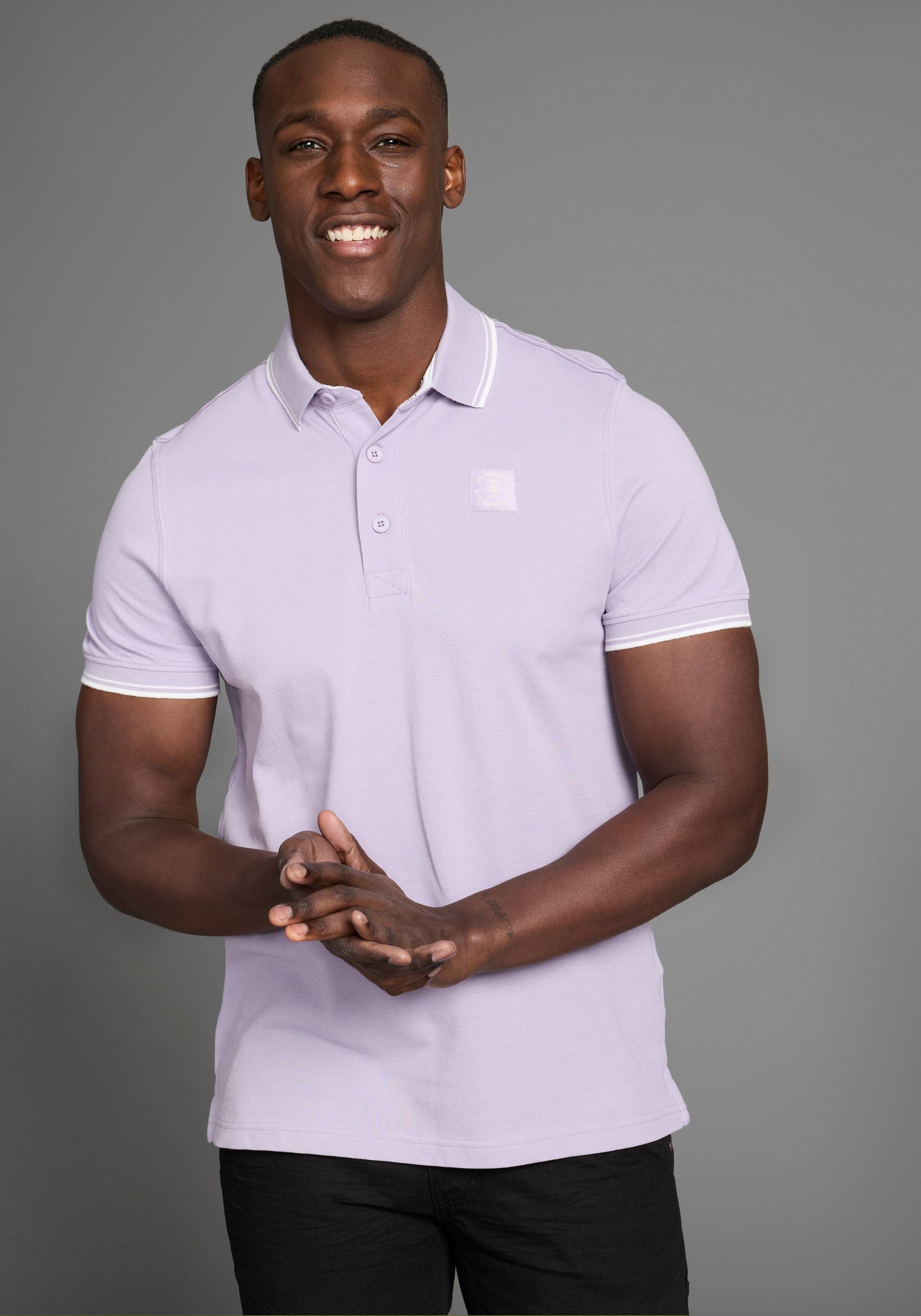 DELMAO Poloshirt, Kurzarm, lockere Passform, Polokragen, für Tennis oder Golf DELMAO Poloshirt, Kurzarm, lockere Passform, Polokragen, für Tennis oder Golf von DELMAO