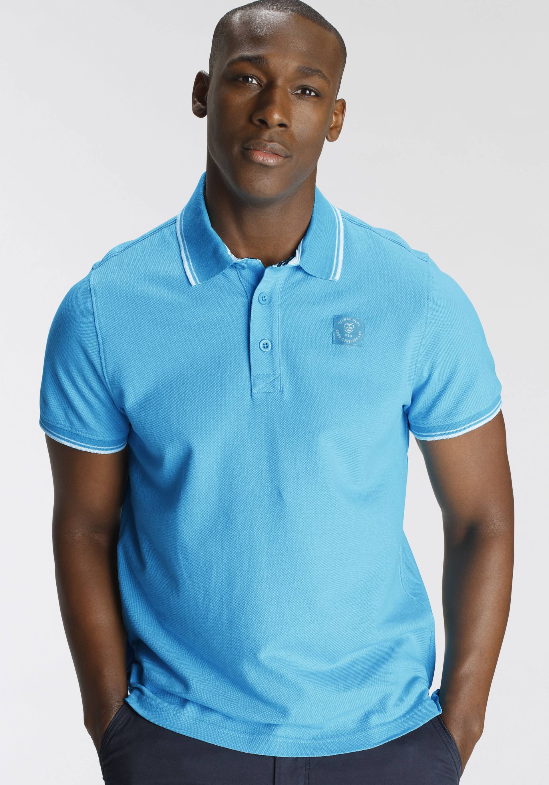 DELMAO Poloshirt, Kurzarm, lockere Passform, Polokragen, für Tennis oder Golf DELMAO Poloshirt, Kurzarm, lockere Passform, Polokragen, für Tennis oder Golf von DELMAO