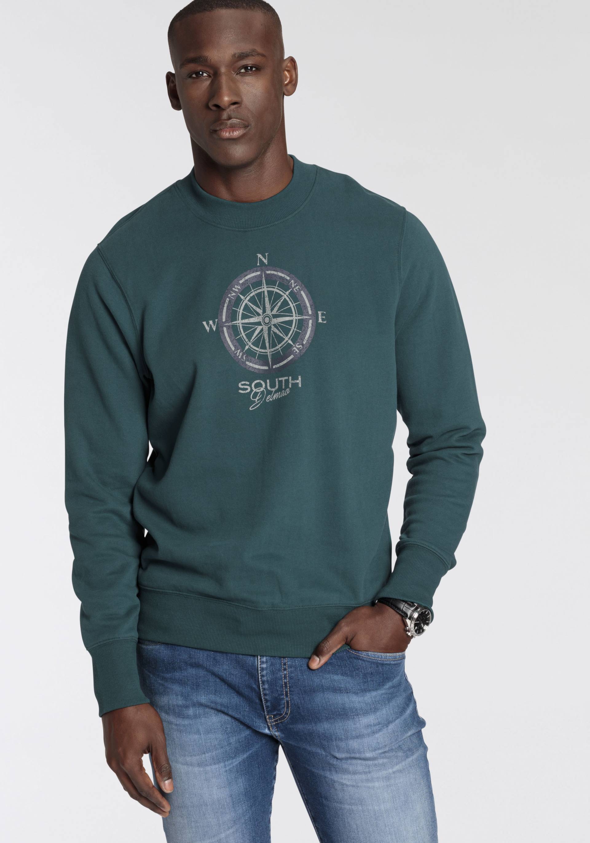 DELMAO Sweatshirt, mit Print von DELMAO