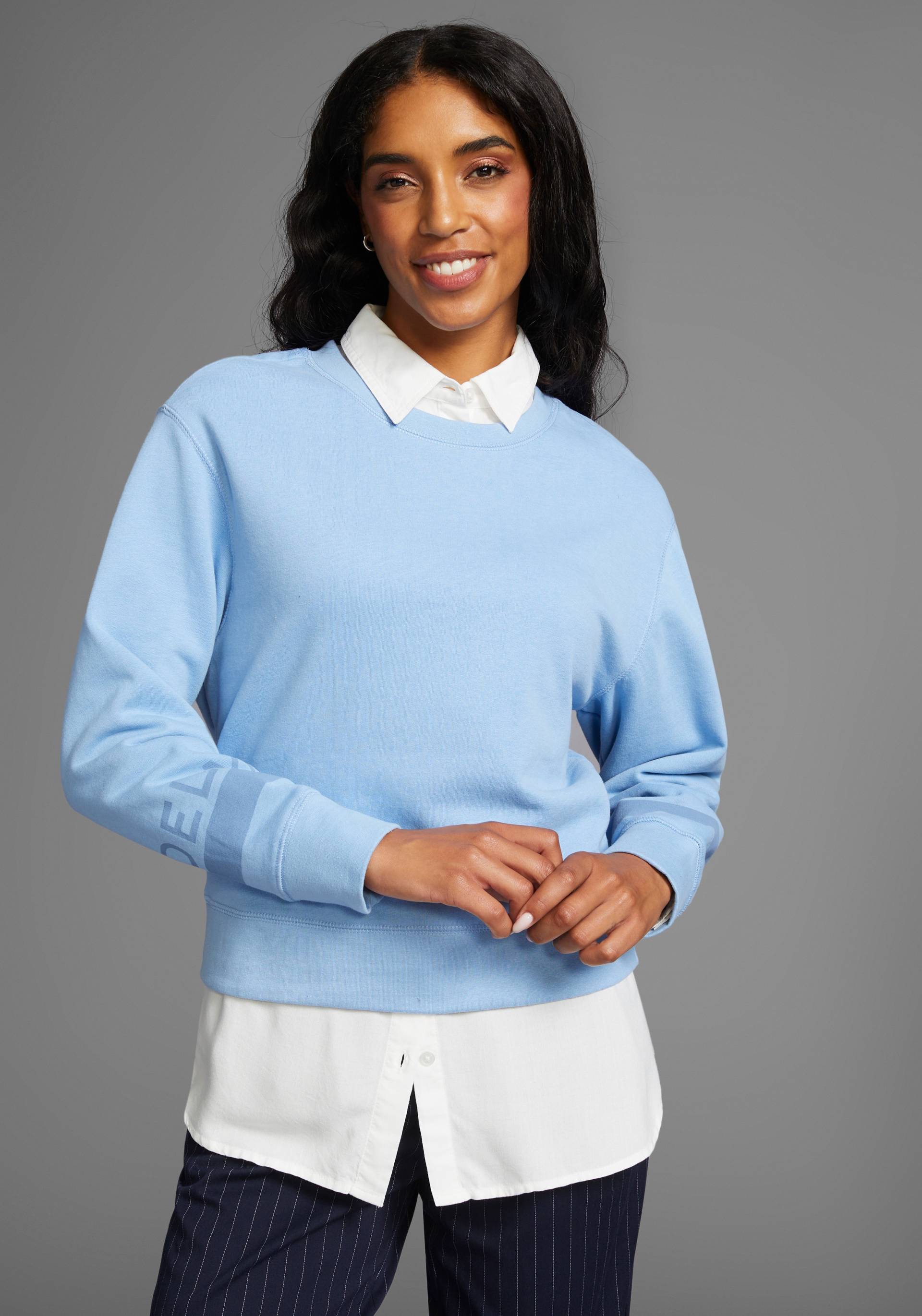 DELMAO Sweatshirt, mit Rubber-Print - NEUE KOLLEKTION DELMAO Sweatshirt, mit Rubber-Print - NEUE KOLLEKTION von DELMAO