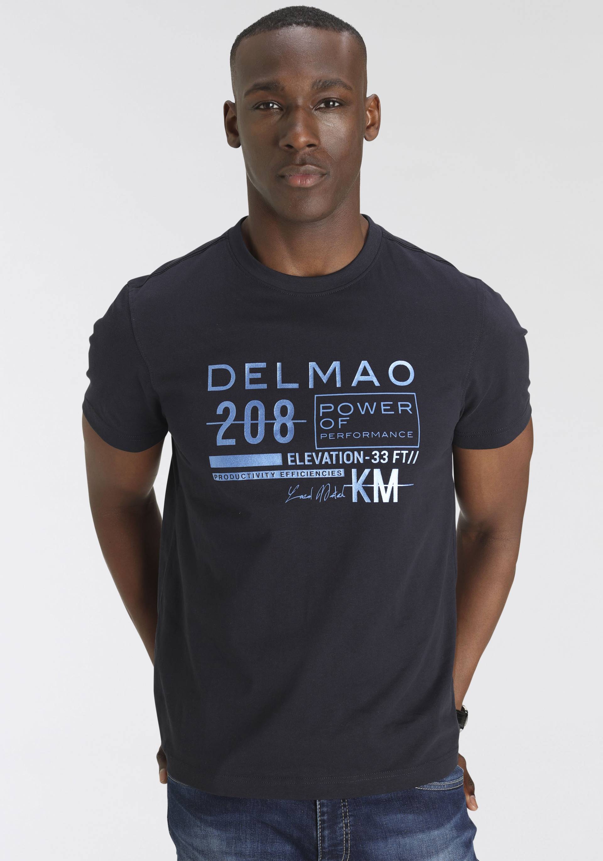 DELMAO T-Shirt, Kurzarm, bedruckt, Rundhals, aus 100% Baumwolle DELMAO T-Shirt, Kurzarm, bedruckt, Rundhals, aus 100% Baumwolle von DELMAO