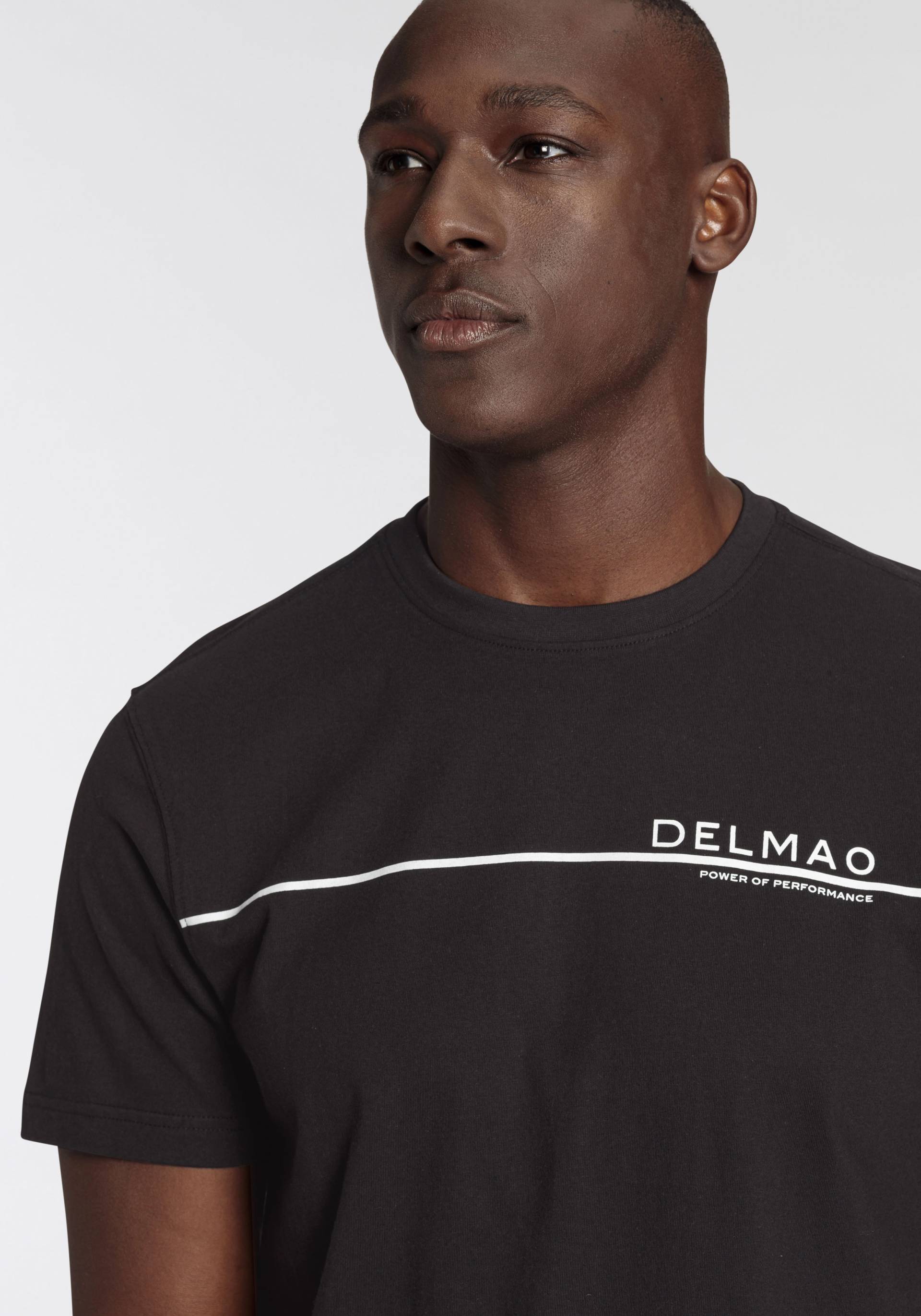 DELMAO T-Shirt, Kurzarm, mit coolem Print, Rundhalsausschnitt, aus 100% Baumwolle DELMAO T-Shirt, Kurzarm, mit coolem Print, Rundhalsausschnitt, aus 100% Baumwolle von DELMAO