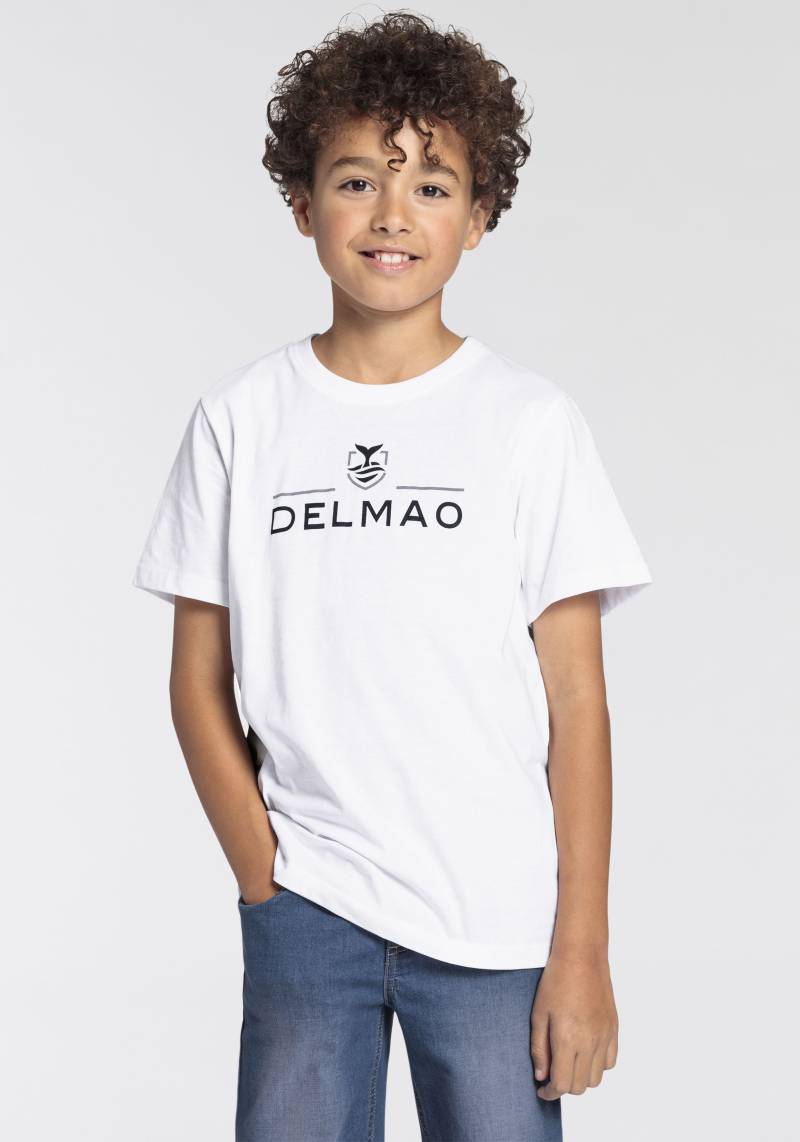 DELMAO T-Shirt »für Jungen«, Kurzarm, Basic-Design, Rundhalsausschnitt von DELMAO