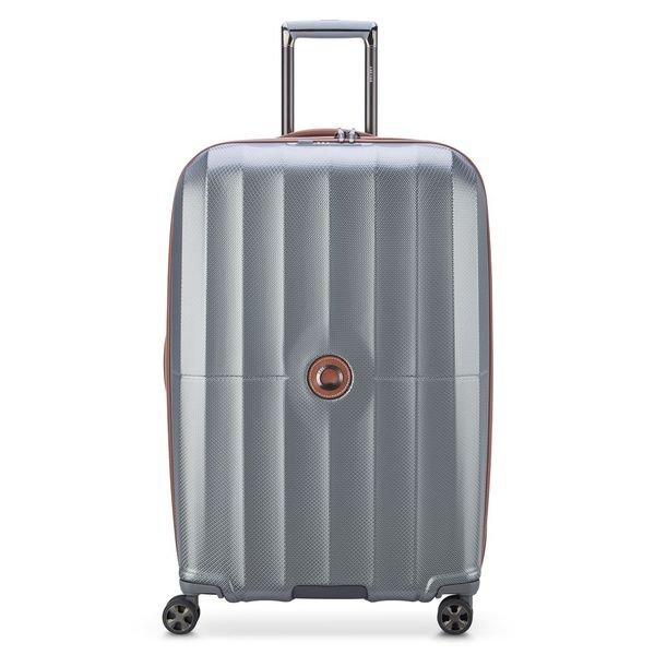 St Tropez Erw 4 Doppelrollen Trolley 77 Cm Damen Grau 76 CM von DELSEY