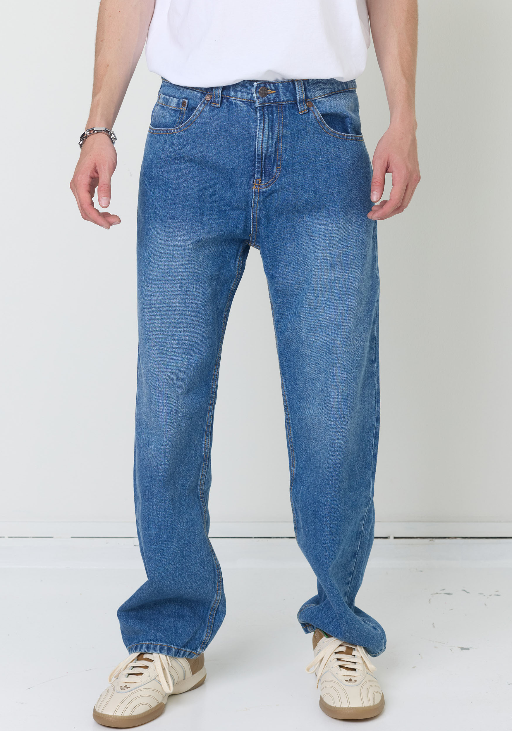DENIM PROJECT Loose-fit-Jeans, in blauer Waschung DENIM PROJECT Loose-fit-Jeans, in blauer Waschung von DENIM PROJECT