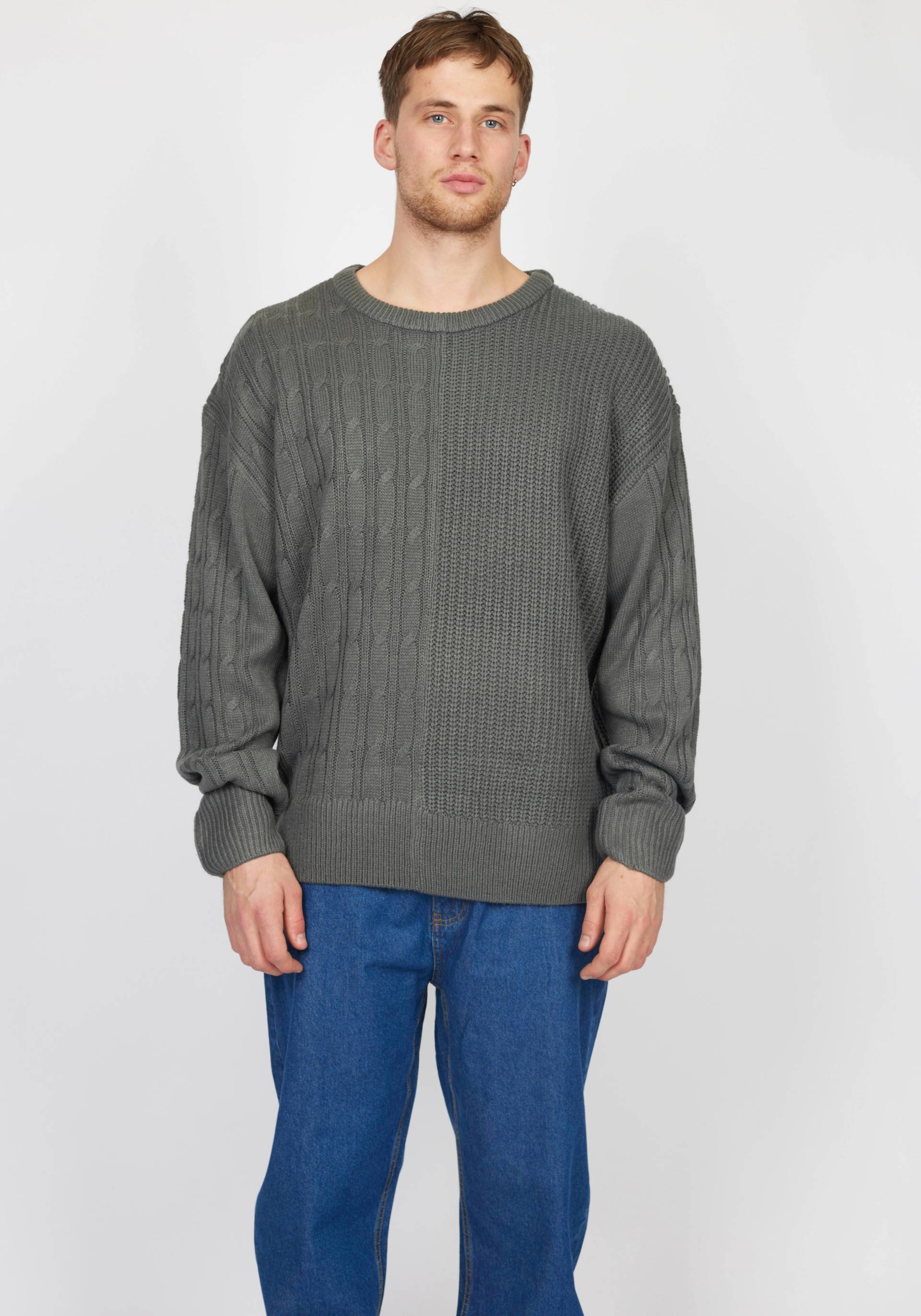 DENIM PROJECT Strickpullover, mit Zopfmuster von DENIM PROJECT