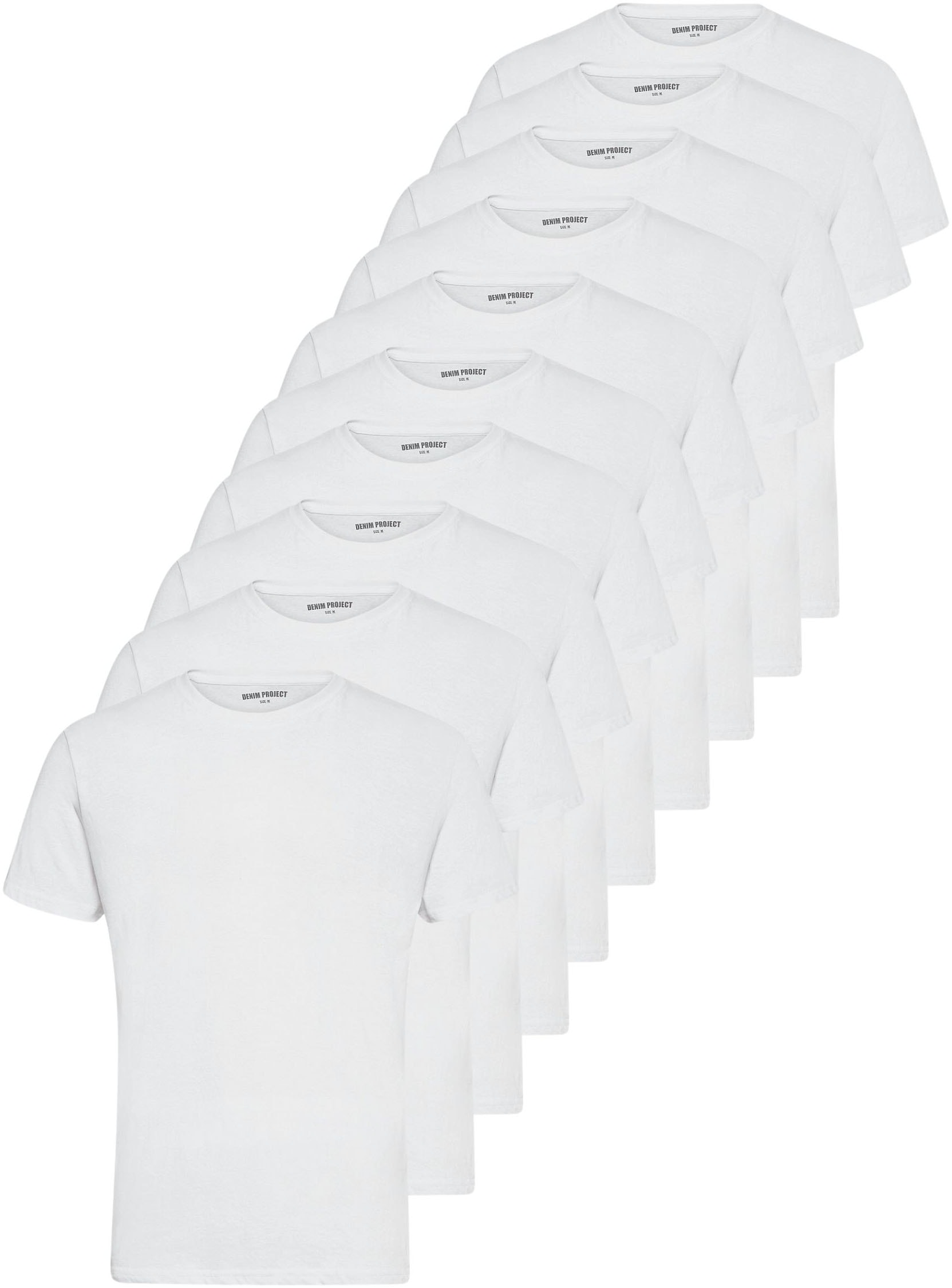 DENIM PROJECT T-Shirt, (Packung, 10 tlg., 10-er), mit weichem Griff von DENIM PROJECT