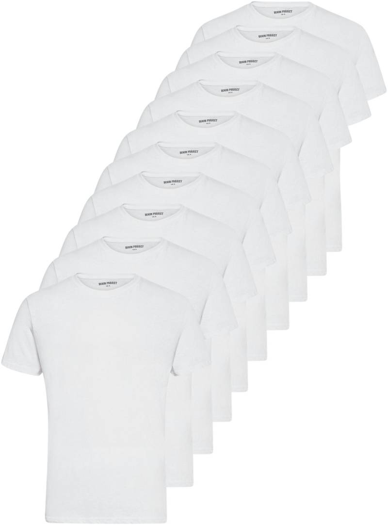 DENIM PROJECT T-Shirt, (Packung, 10 tlg., 10-er), mit weichem Griff von DENIM PROJECT