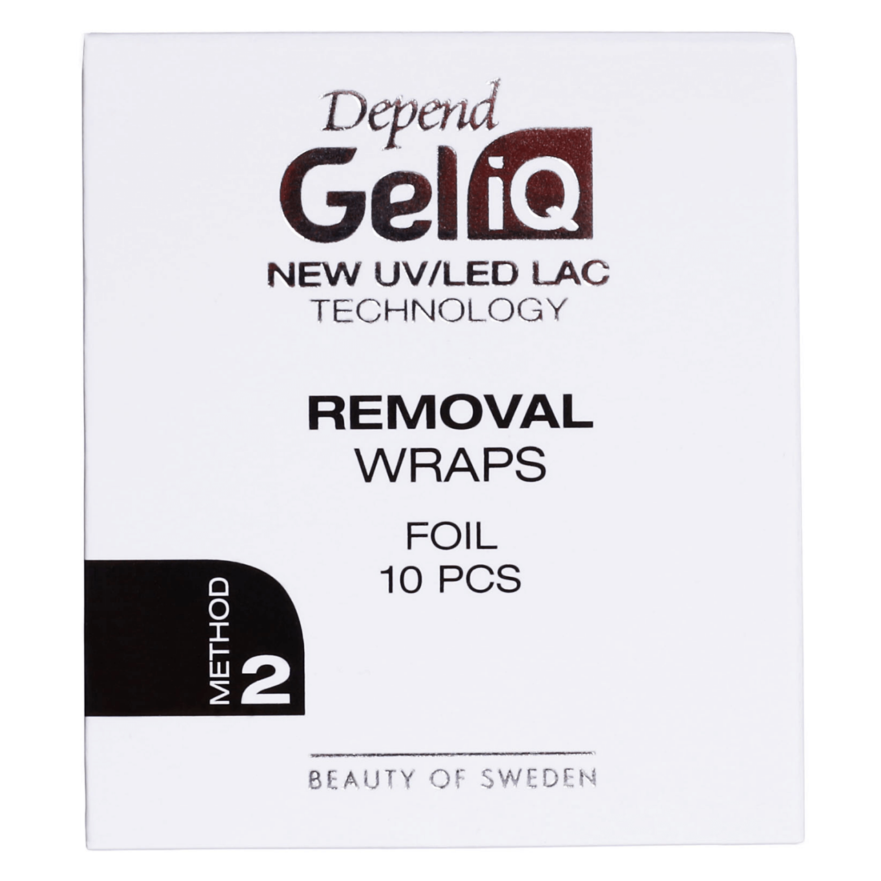 Gel iQ Cleanser & Remover - Removal Wraps Foil von DEPEND Beauty of Sweden