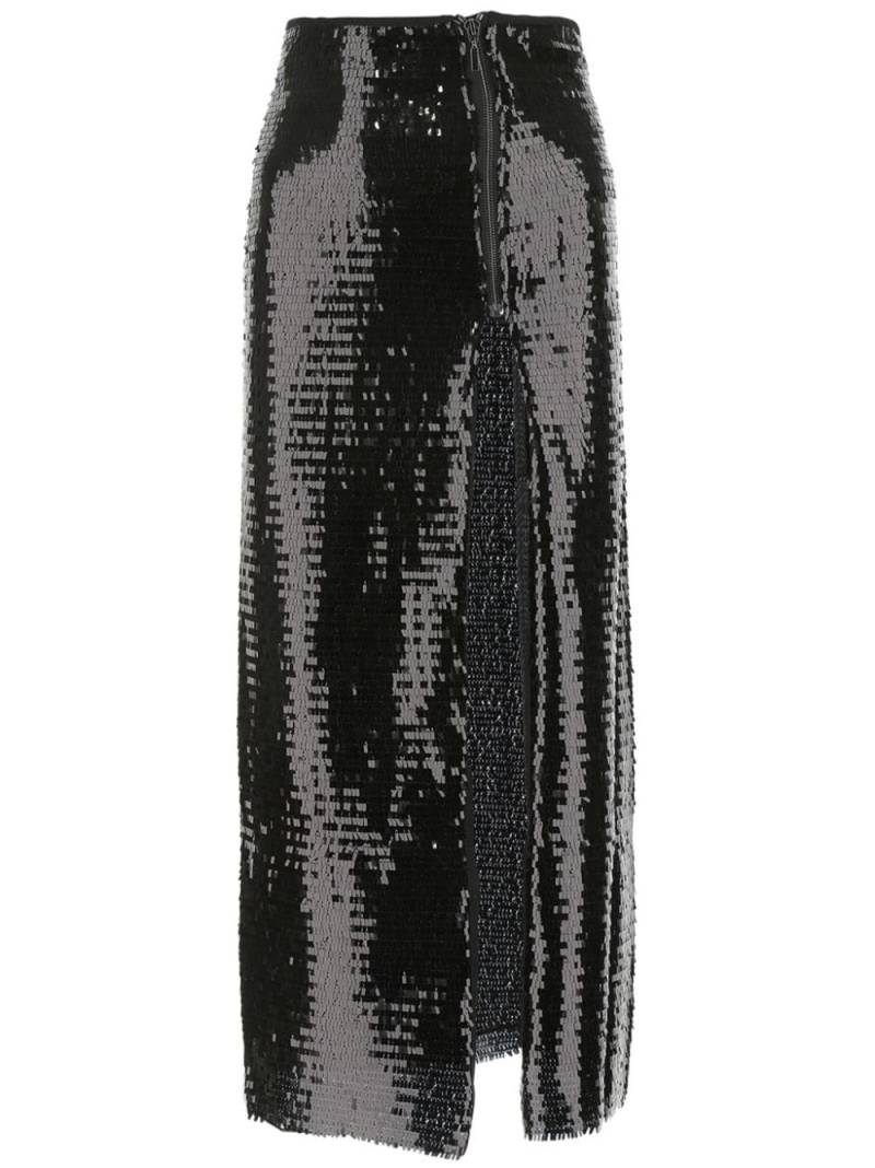 DEPENDANCE Gonna sequin-embellished midi skirt - Black von DEPENDANCE