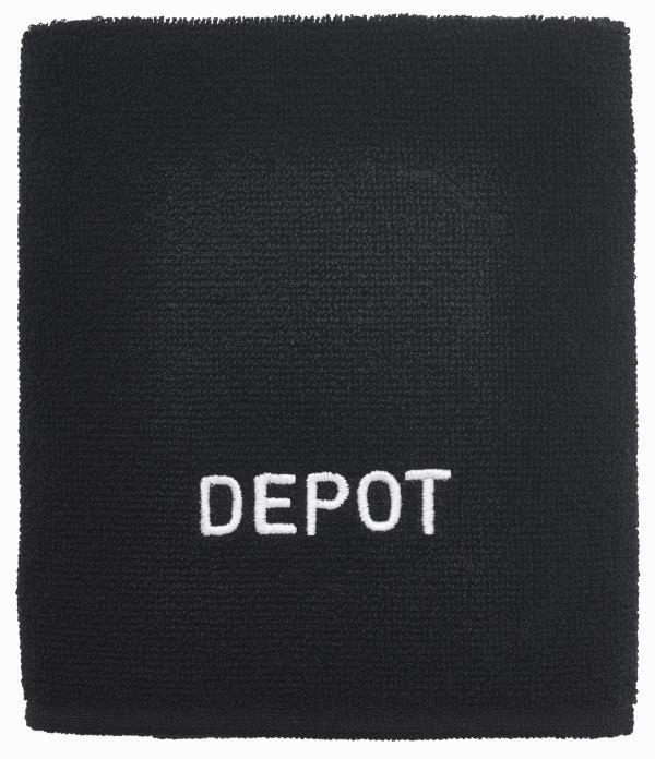 Handtuch Damen Schwarz Leicht ONE SIZE von DEPOT