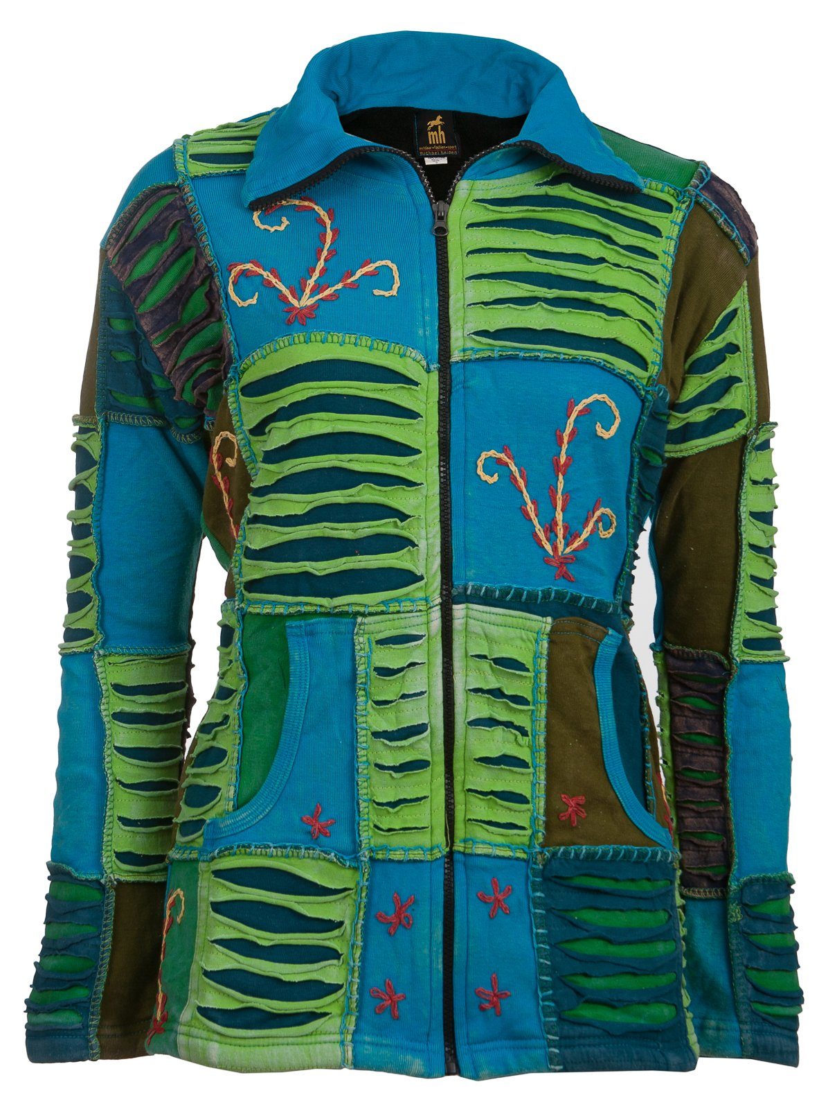 DEPROC Active Fleecejacke »Patchwork FLOWER POWER MC« DEPROC Active Fleecejacke »Patchwork FLOWER POWER MC« von DEPROC Active
