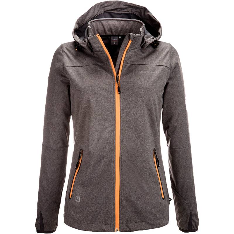 DEPROC Active Softshelljacke »BARBEAU PEAK WOMEN«, mit Kontrastreissverschluss von DEPROC Active