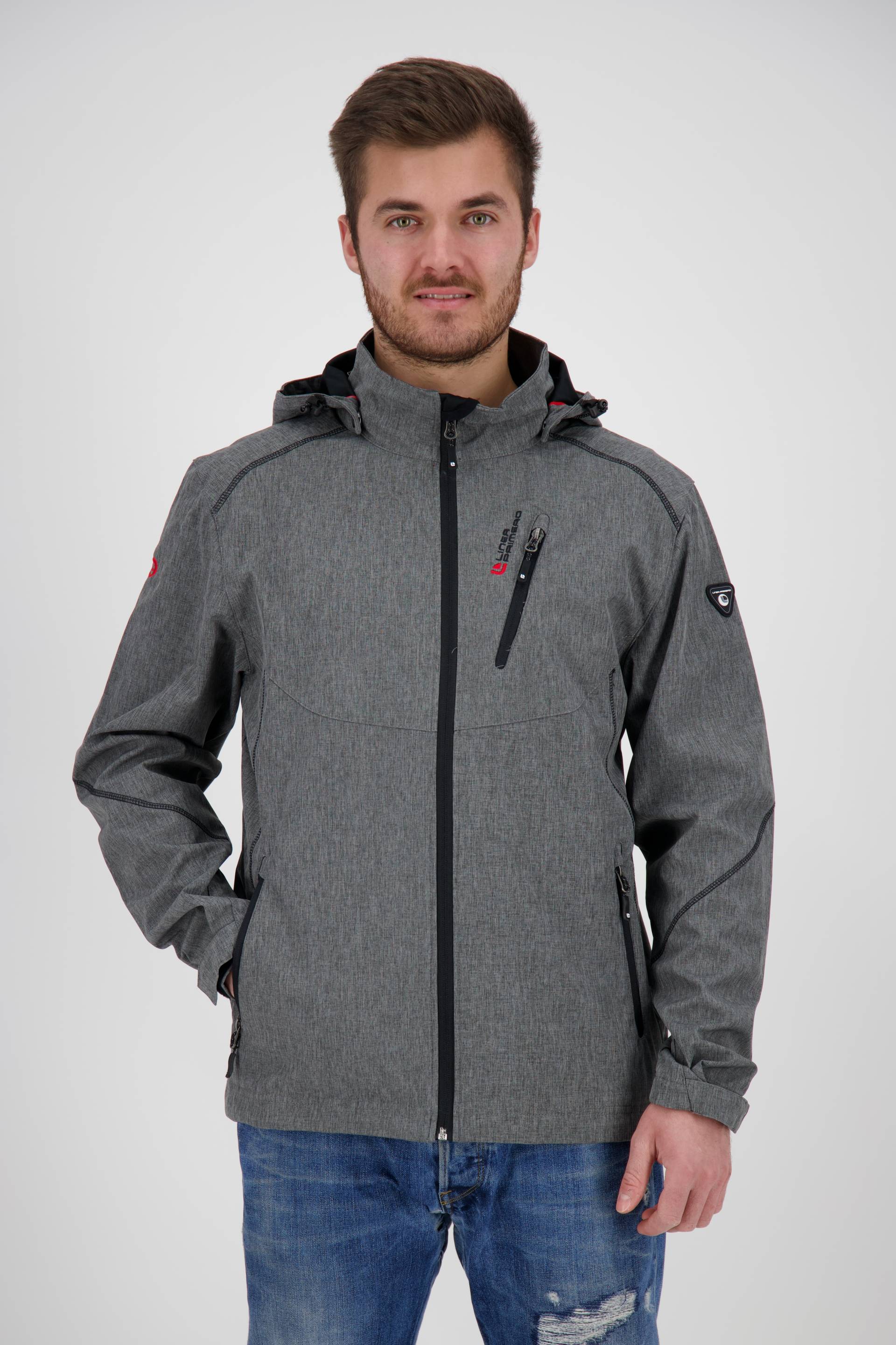 DEPROC Active Softshelljacke »GAROU PEAK MEN«, in edler Melange-Optik von DEPROC Active