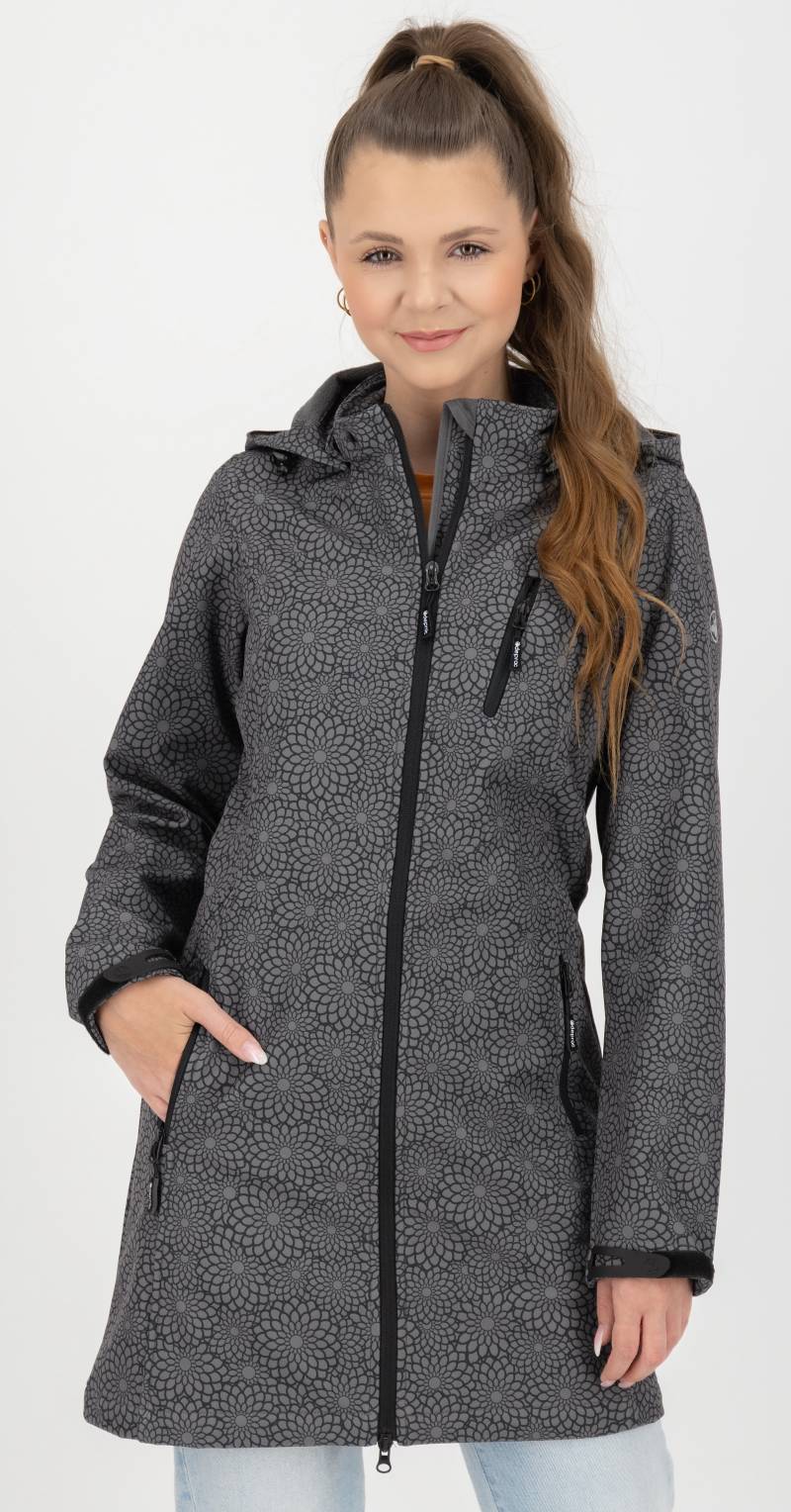 DEPROC Active Softshelljacke »SHELBY LONG«, leichter Softshell Kurzmantel mit abnehmbarer Kapuze von DEPROC Active