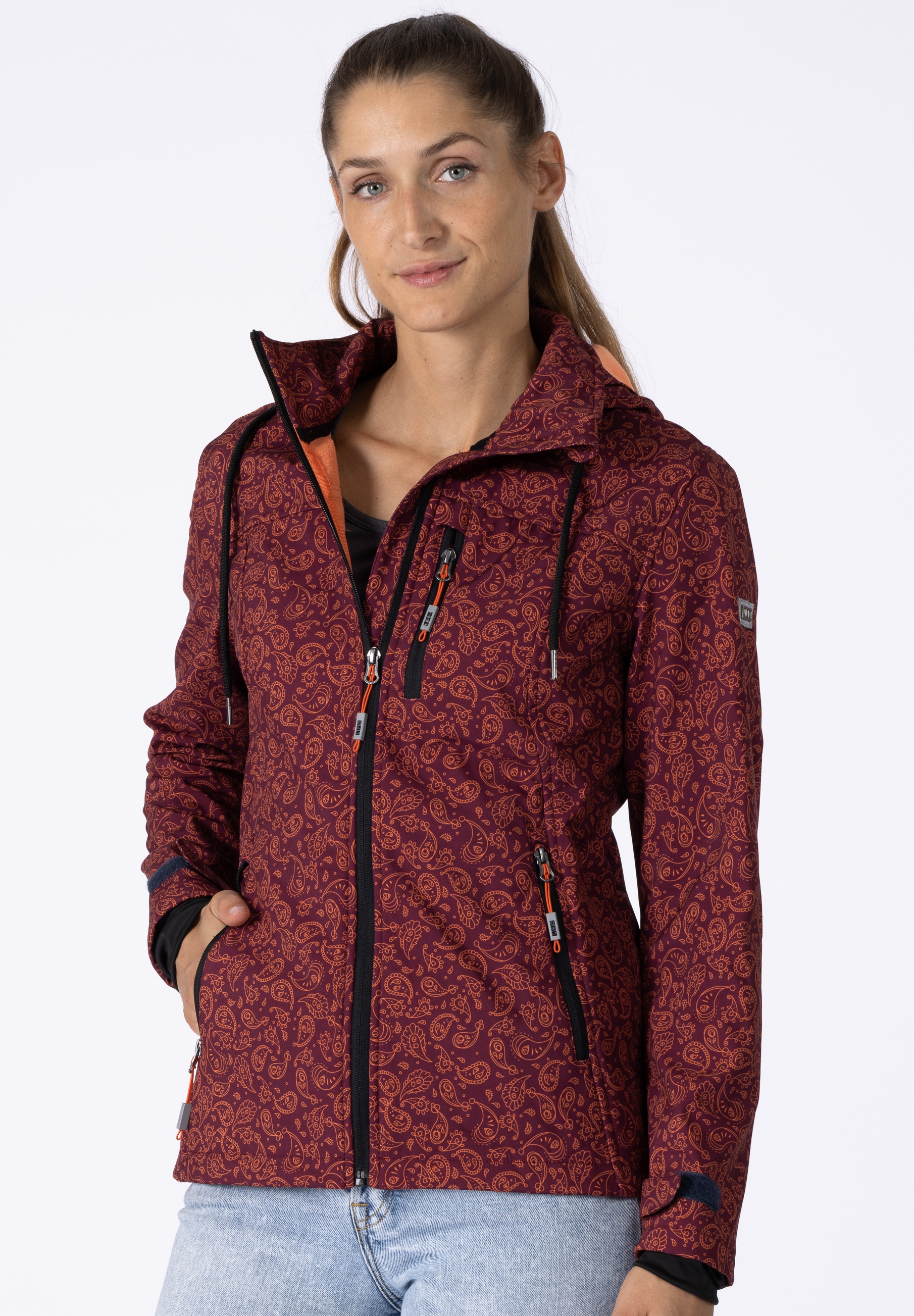 DEPROC Active Softshelljacke »SUN PEAK II WOMEN«, mit abnehmbarer Kapuze von DEPROC Active