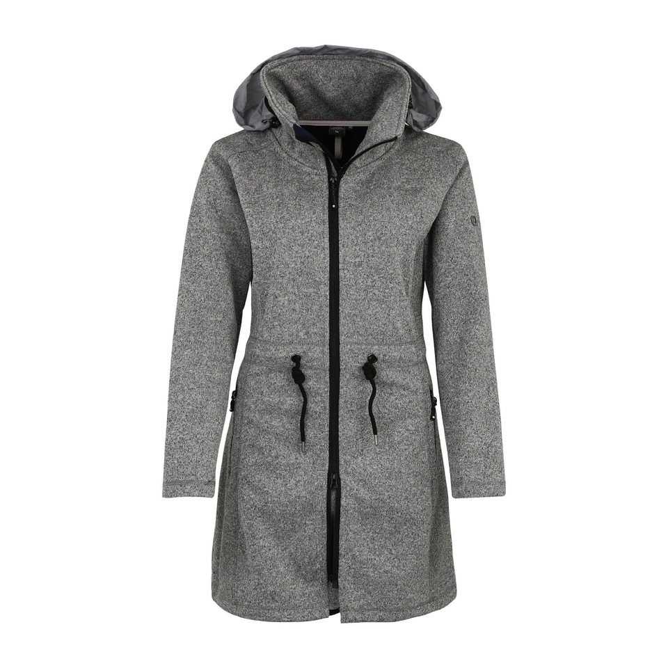 DEPROC Active Softshellparka »KEDGWICK WOMEN LONG«, Softshellmantel in urbaner Strickfleeceoptik von DEPROC Active