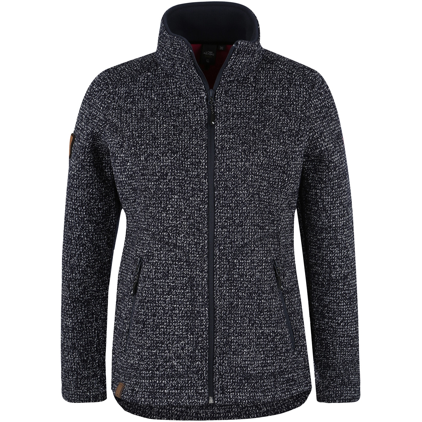 DEPROC Active Strickfleecejacke »KITTOBE LAKE WOMEN«, Kontrastreissverschluss von DEPROC Active