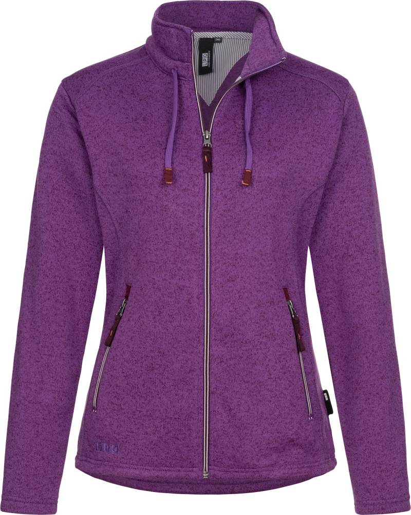 DEPROC Active Strickfleecejacke »LUVERNE WOMEN«, Kontrastreissverschluss von DEPROC Active