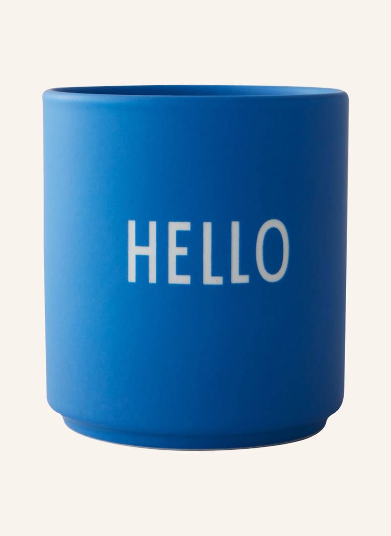 Design Letters Becher Hello blau von DESIGN LETTERS