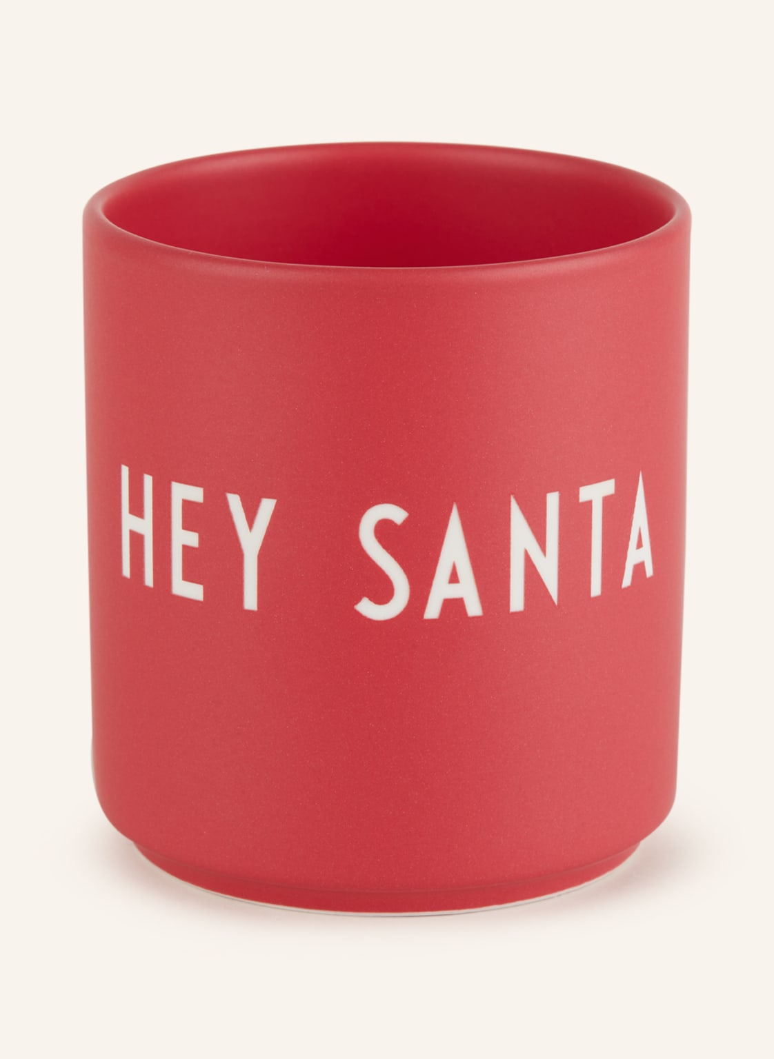 Design Letters Becher Hey Santa rot von DESIGN LETTERS