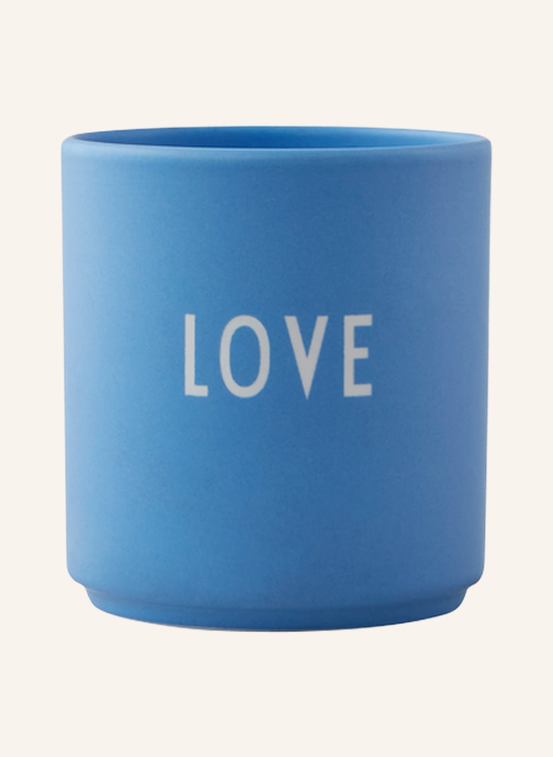 Design Letters Becher Love blau von DESIGN LETTERS